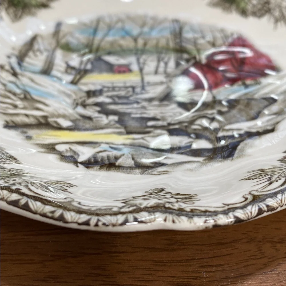 Johnson Brothers “The Ice House / The Friendly Village” Dinnerware Saucer - Picture 6 of 10